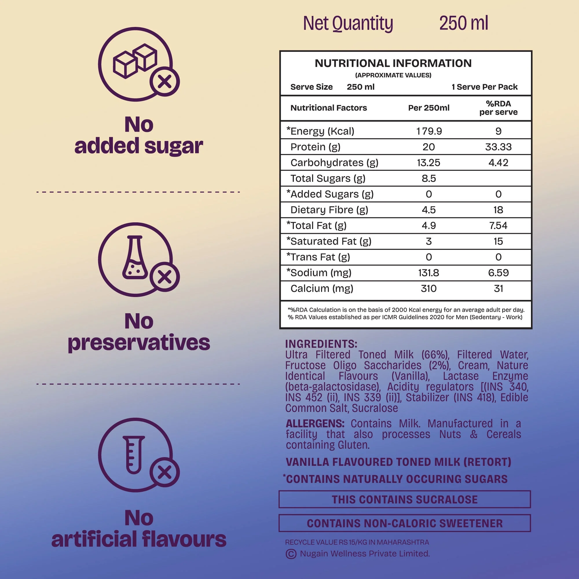 20g Protein Shake - 2 Flavors (Kesar Pista + Chocolate) - Image 4