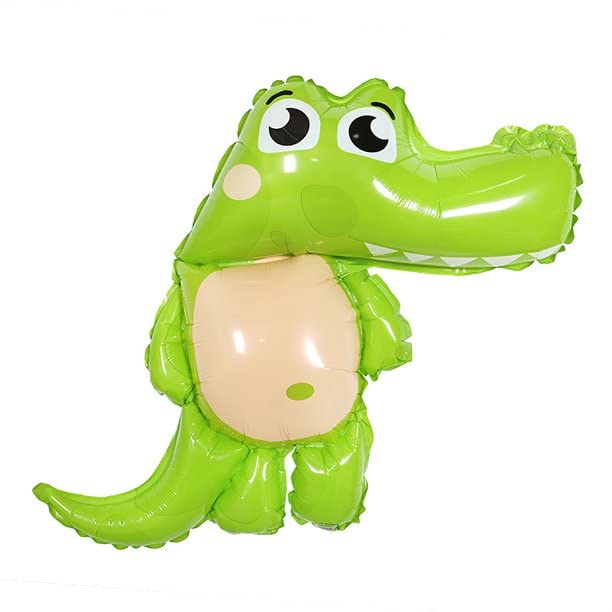 24 Inch Large Size Multicolor Crocodile Foil Balloon