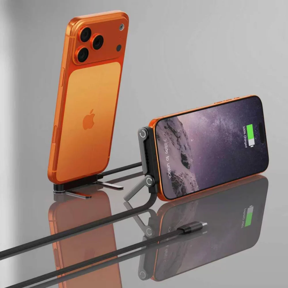 240W Type C Ultra Fast Charging Cable With Invisible Stand - Tiktok - Image 2