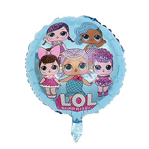 25 Inch Multicolor Lol Surprise Doll Foil Balloons (Pack of 5) - Image 3