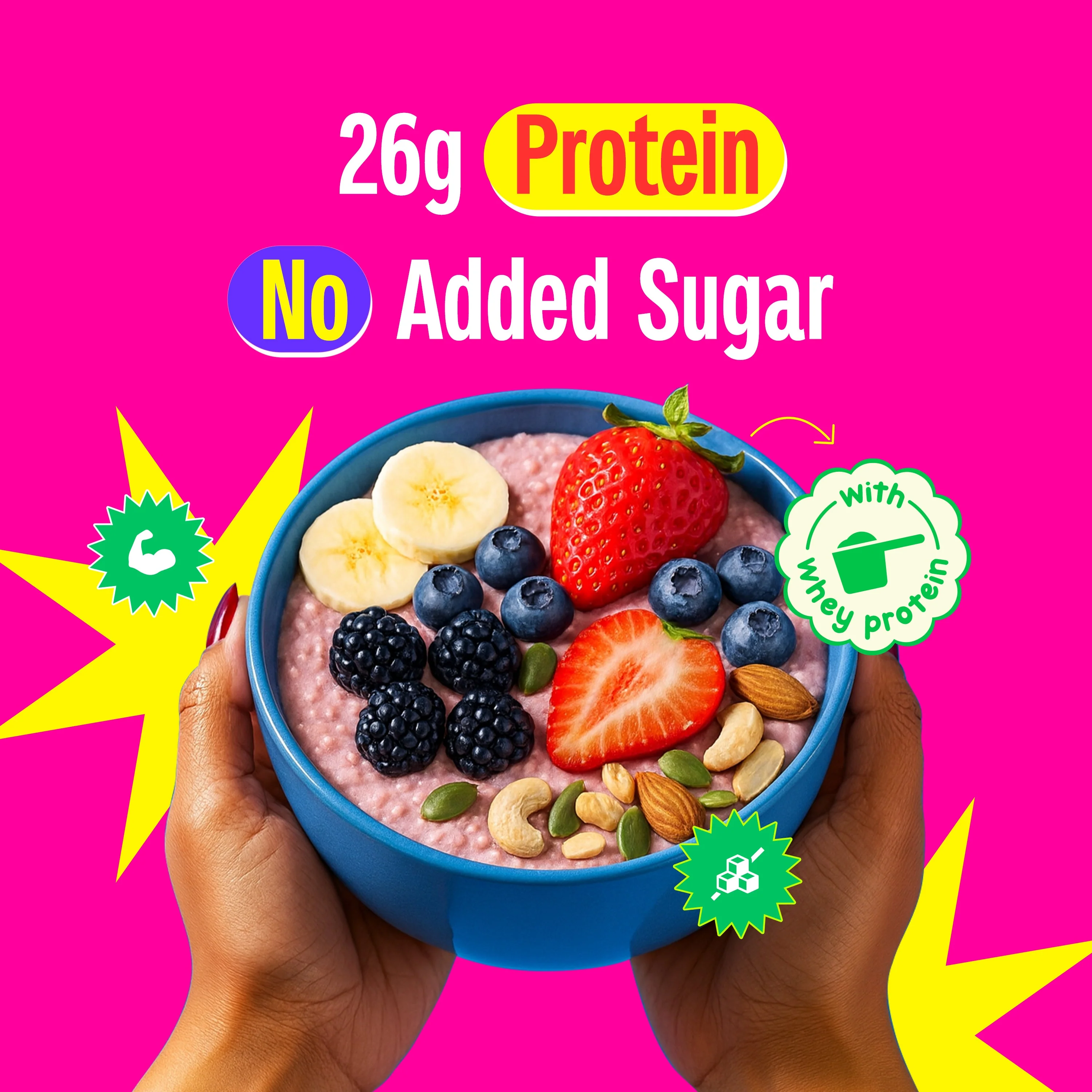 26g High Protein Oats Fruit & Nut - Image 2