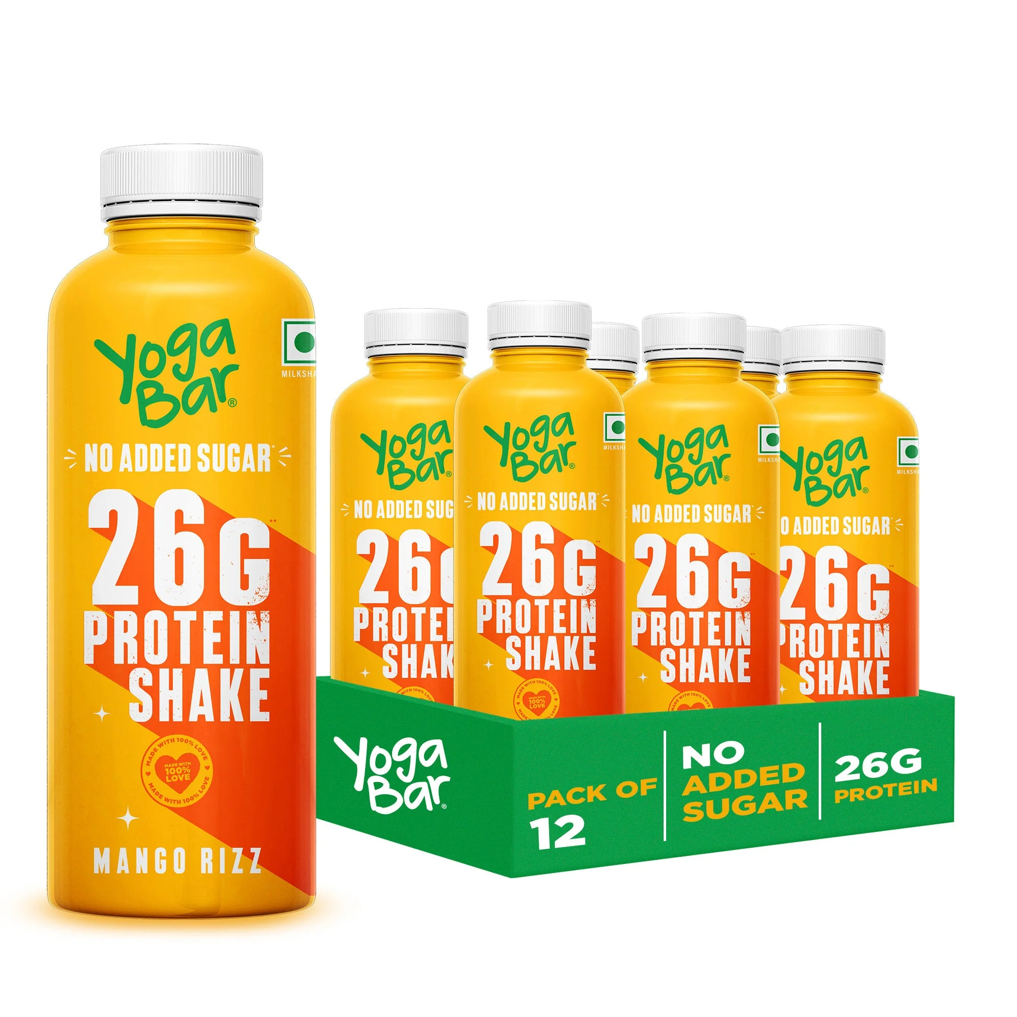 26g Protein Shake Mango Rizz - 250ml/bottle - Image 9