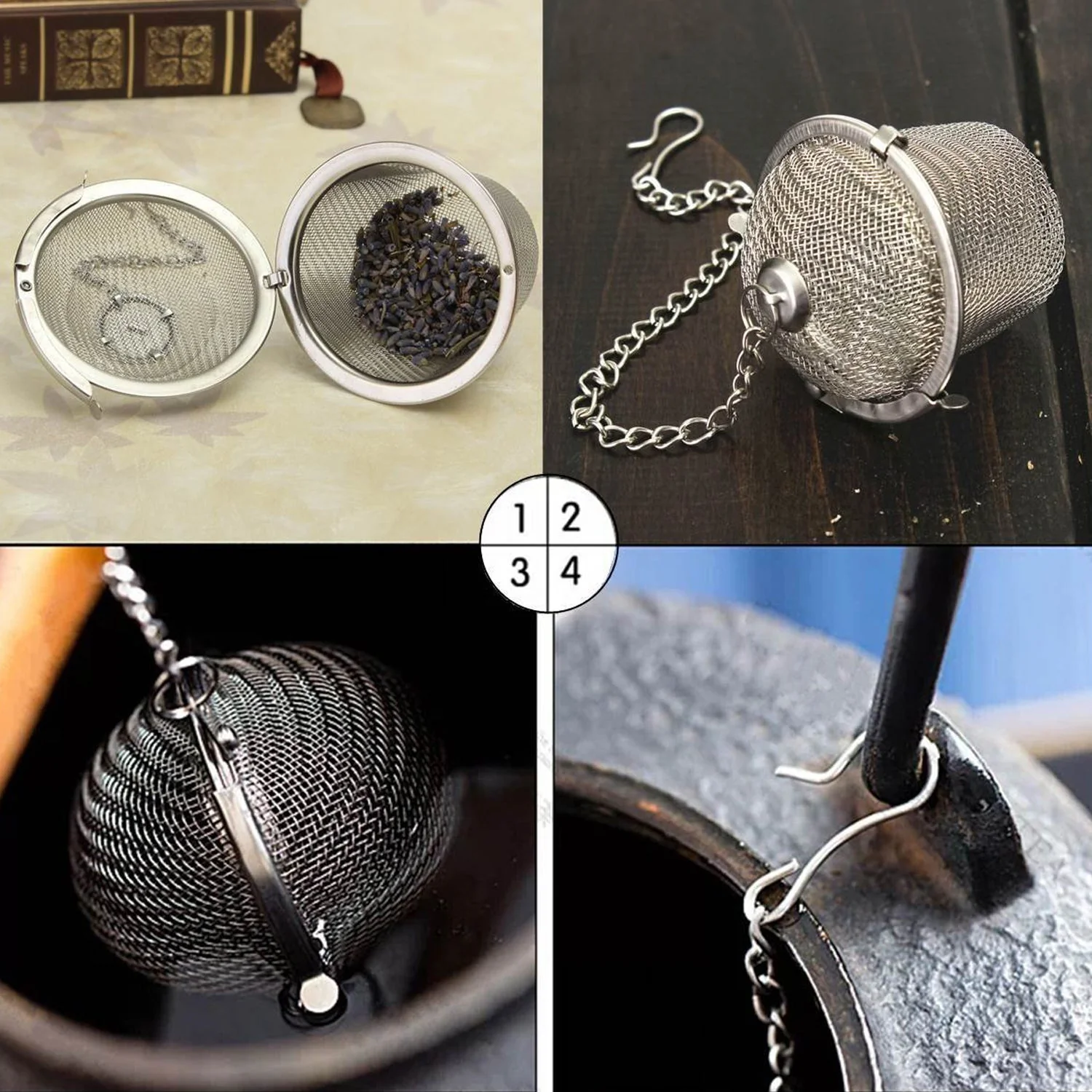 SS Easy Tea Filter used for filtering tea purposes while making it in all kinds of official and household kitchen places etc. - Image 8