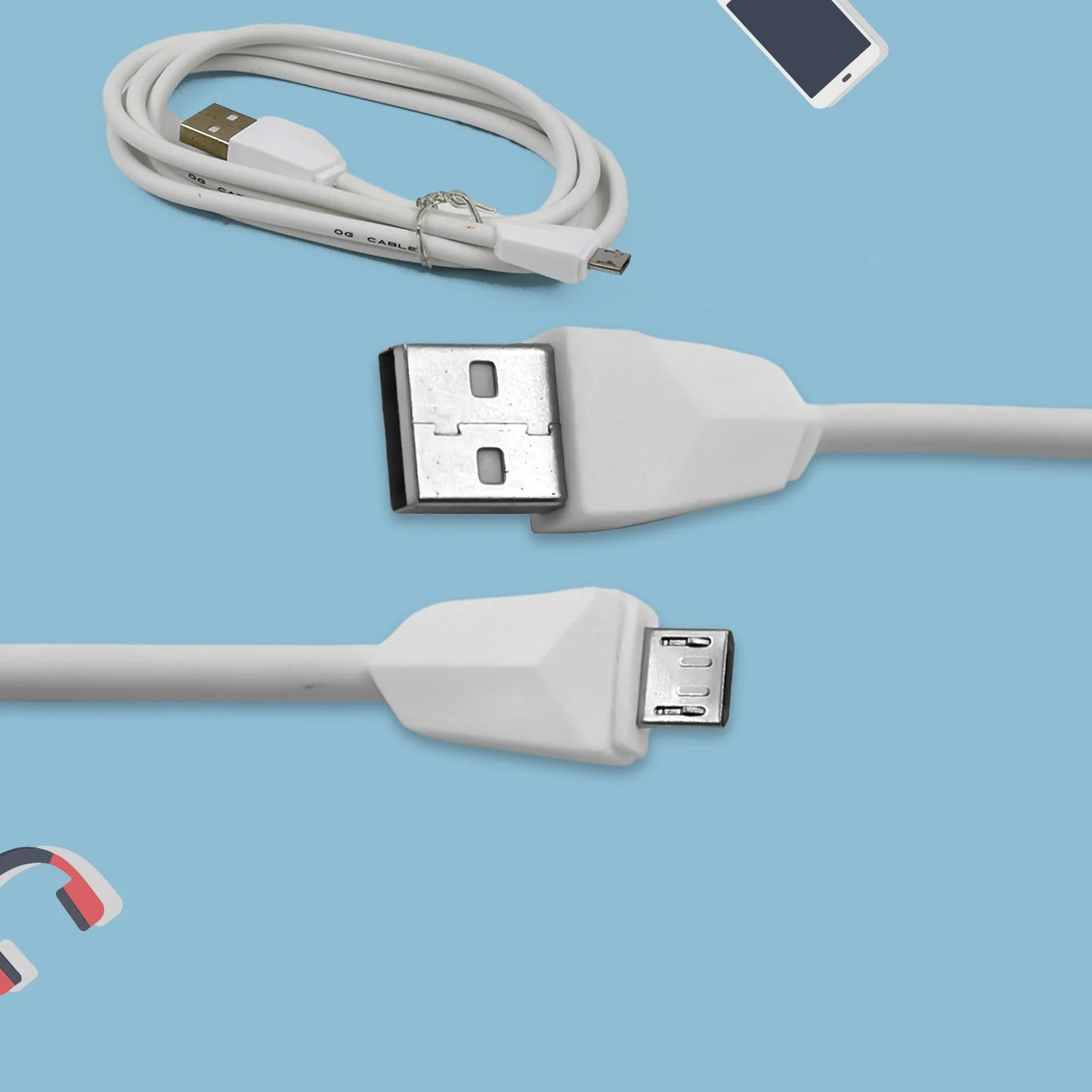 A Fast Charging for android, Micro Cable (1000 mm) - Image 4