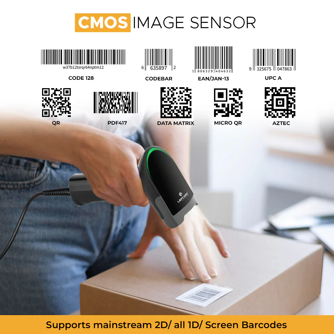 2D Wired Barcode Scanner - Image 4