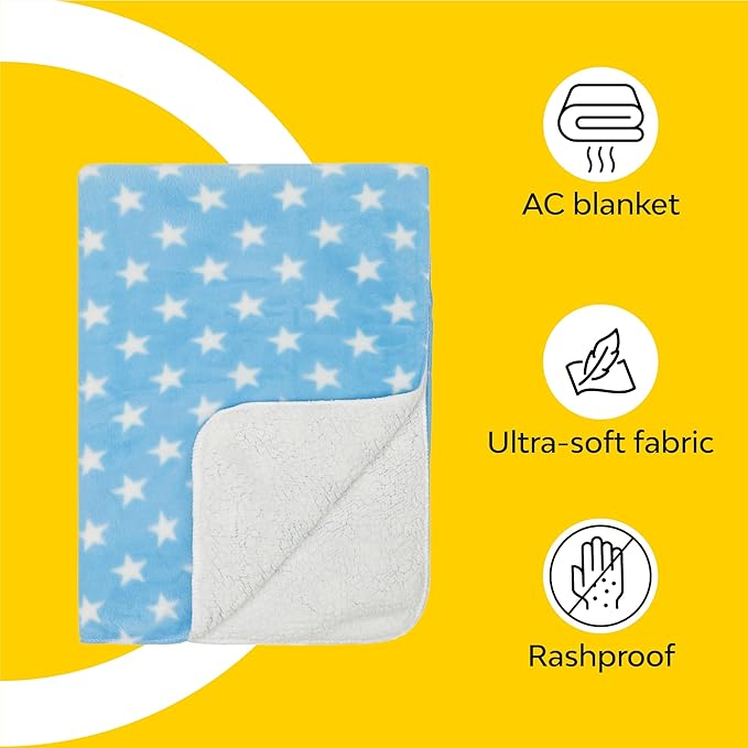 3-In-1 Flannel Swaddle Blanket | Set Of 2 - Image 4