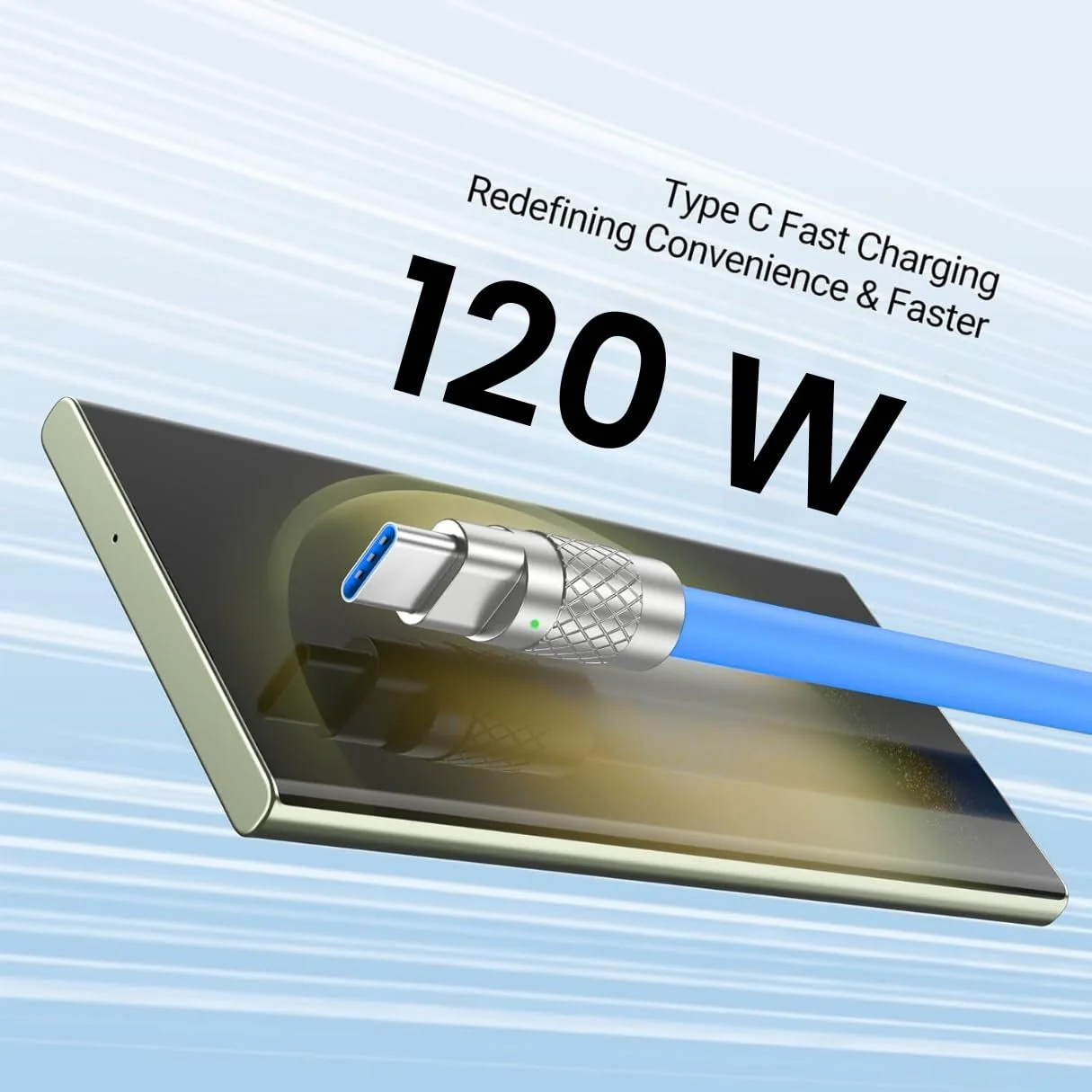 3 in 1 Multipin 120W Fast Charging Cable With Type-C Lightning Micro - Triglo - Image 5
