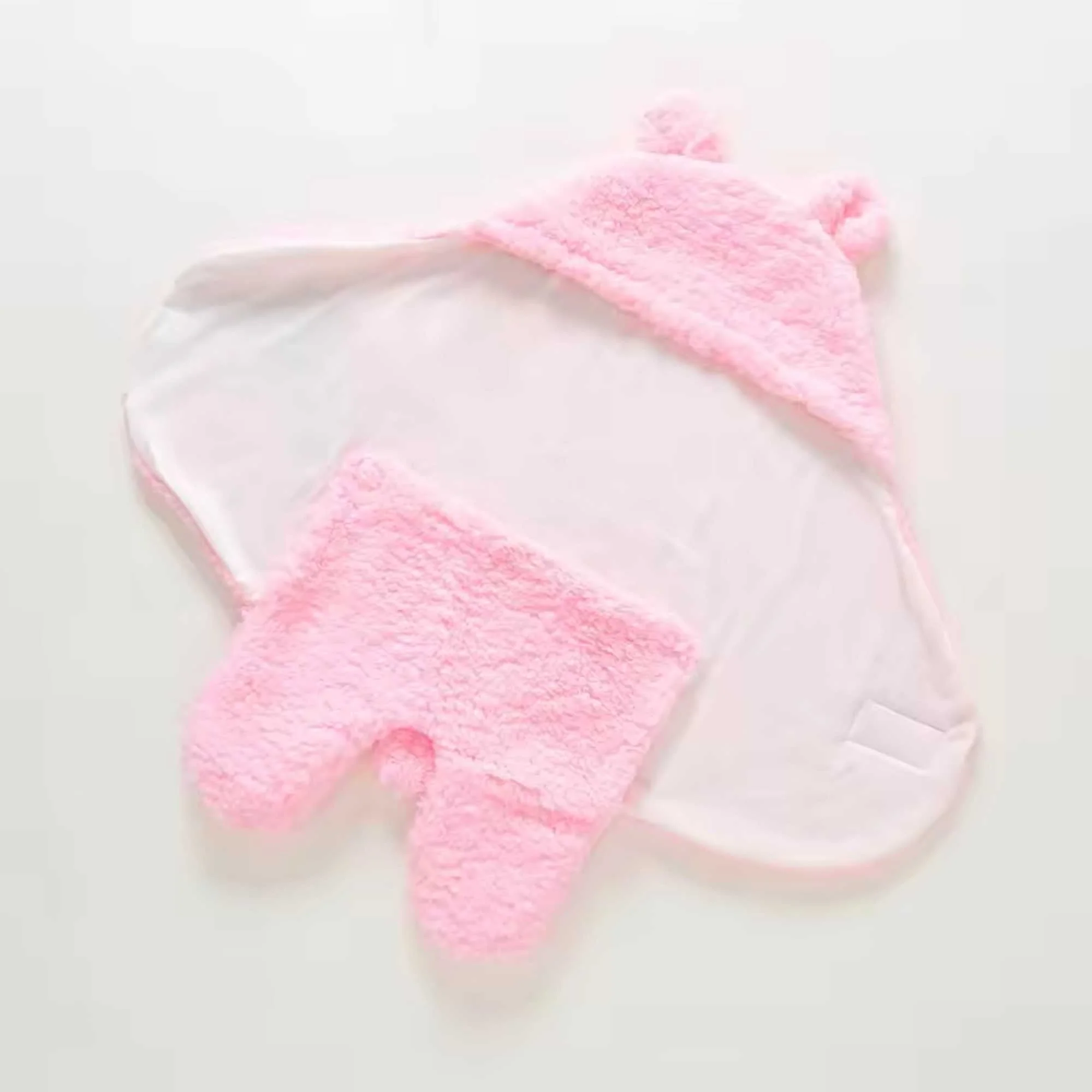 3-In-1 Unicorn Hooded Baby Blanket Wrapper With Velcro Lock - Image 2