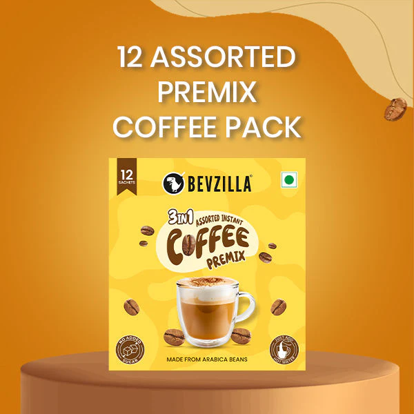 3 in One Assorted Coffee Premix - 12 Sachets