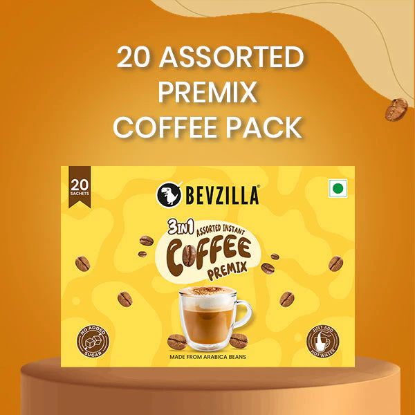 3 in One Assorted Coffee Premix - 20 Sachets