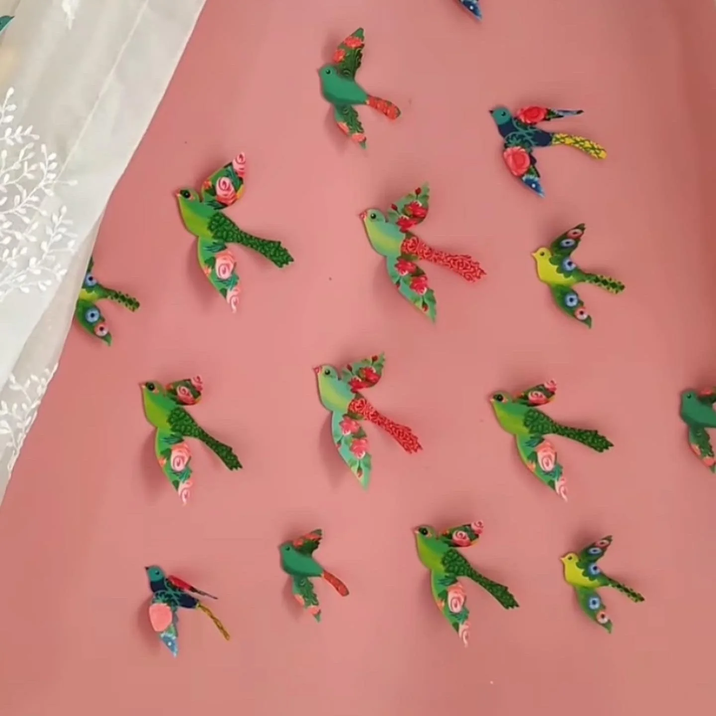 3 Packs of 24 Decorative Paper Birds - 72 Birds - Image 13