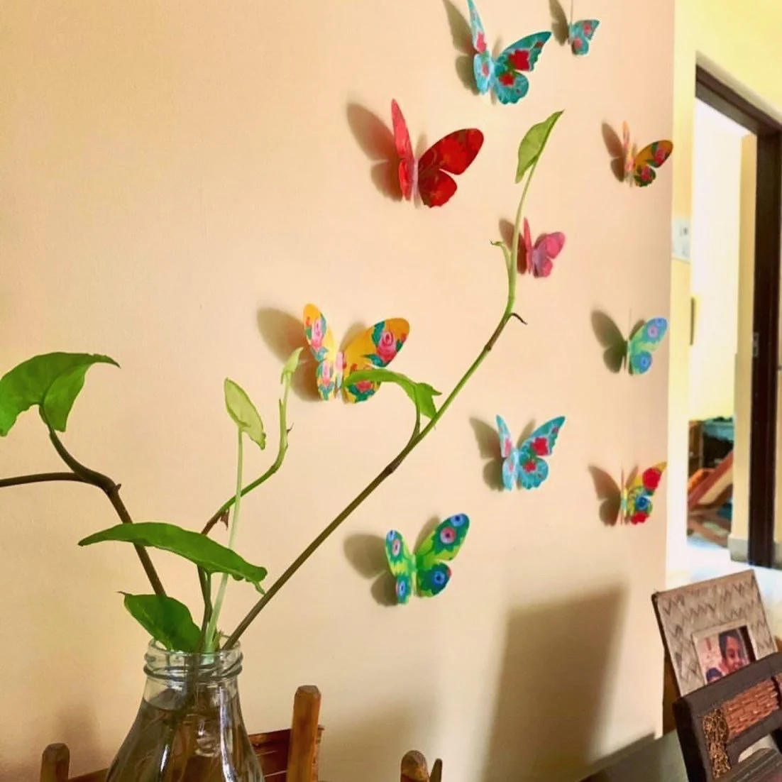 3 packs of 24 Decorative Paper Butterflies = 72 Butterflies - Image 11