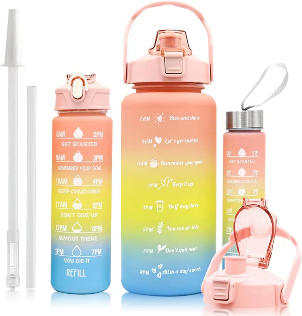 3 Pcs Leakproof Water Bottle - Image 2