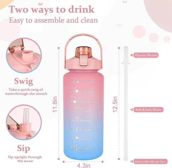 3 Pcs Leakproof Water Bottle - Image 5