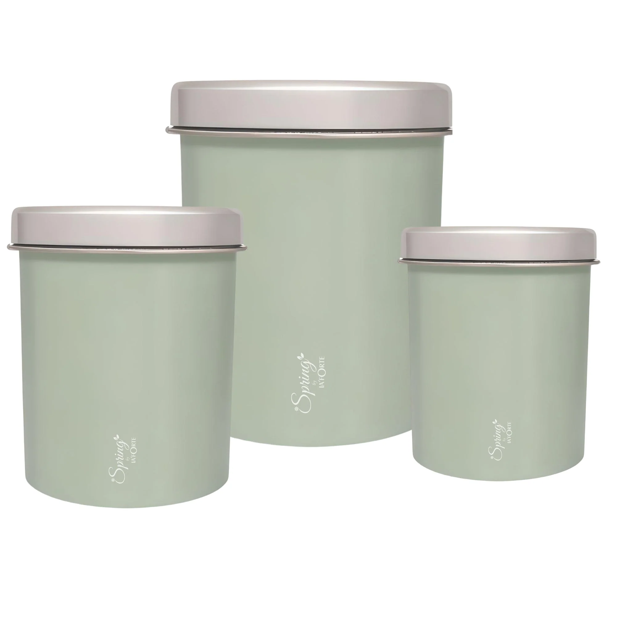 3-Piece Premium Kitchen Canister Set | Airtight Storage for Tea, Coffee, Spices & More - Image 3