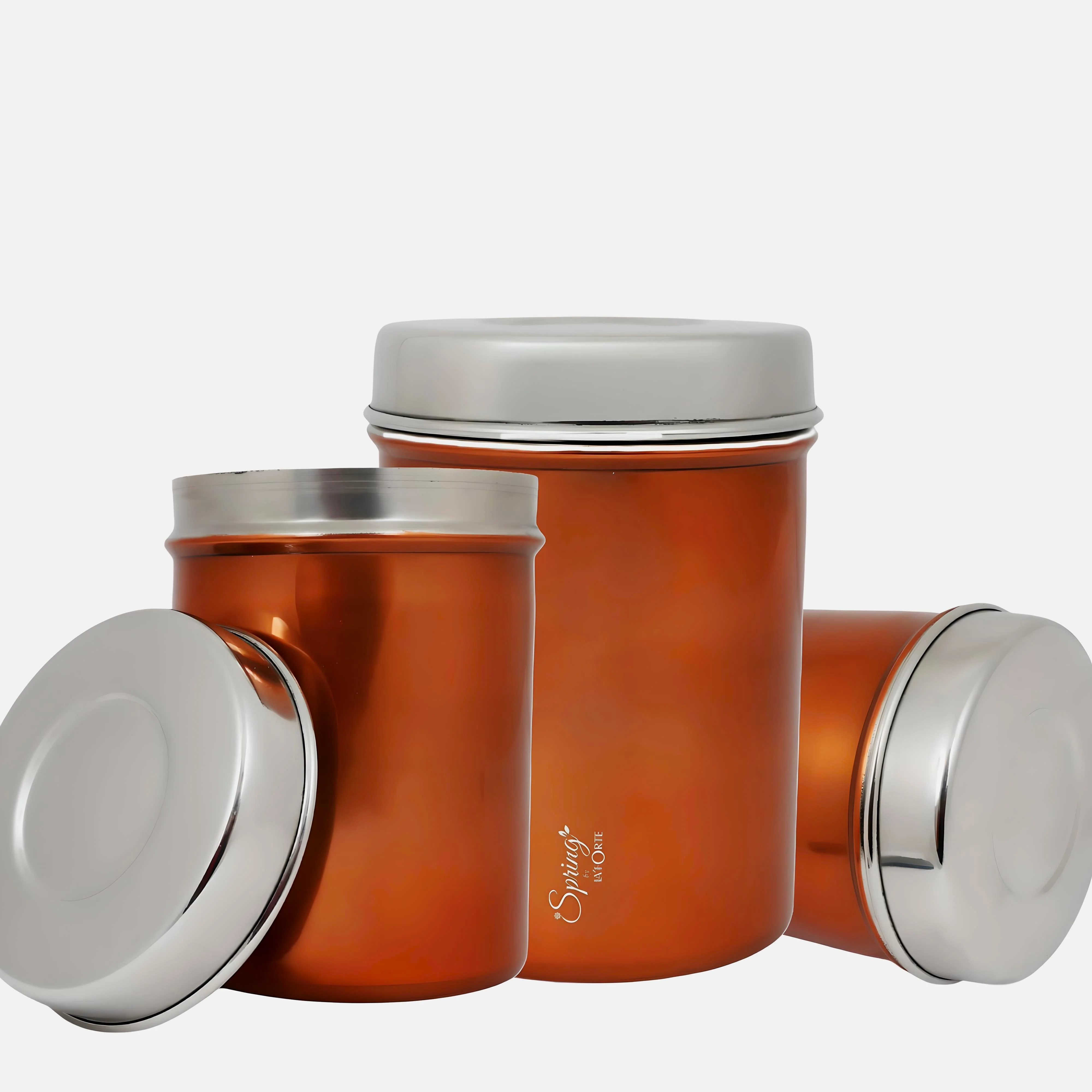 3-Piece Premium Kitchen Canister Set | Airtight Storage for Tea, Coffee, Spices & More - Image 8