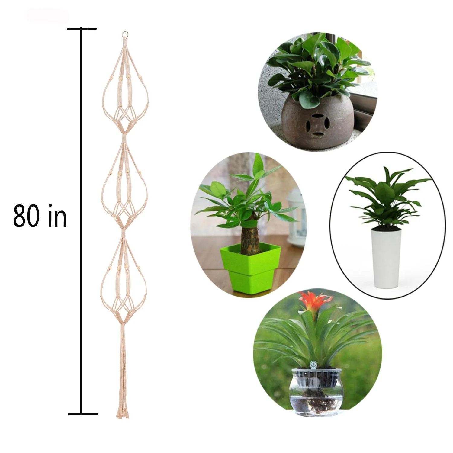 3-Tier Macrame Plant Hanger - Image 2