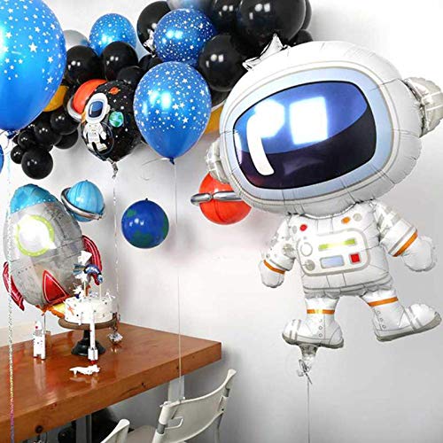 30 Inch Large Size Space Theme Rocket Foil Balloon - Image 3