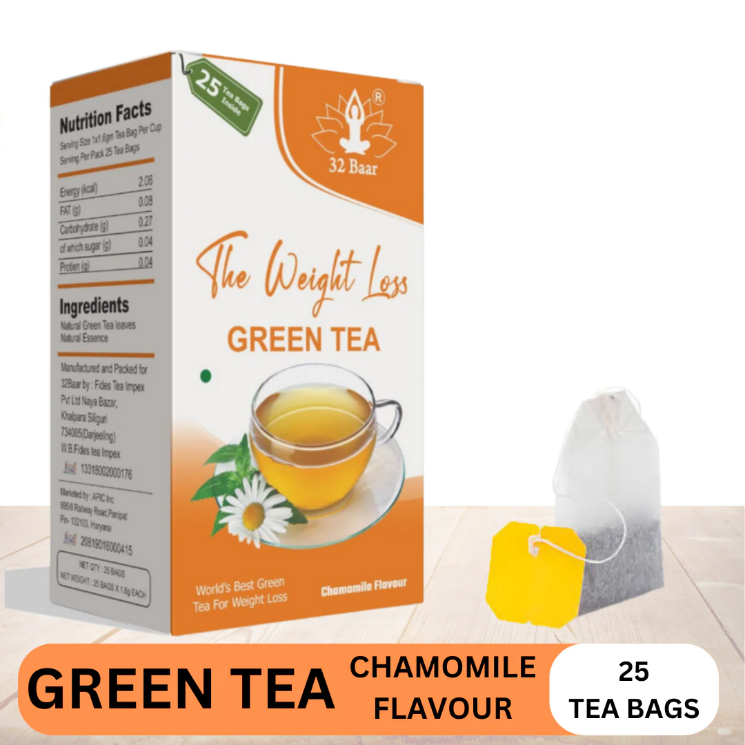 32 Baar Chamomile Flavour Tea Bags (25 Tea Bags) - Image 2
