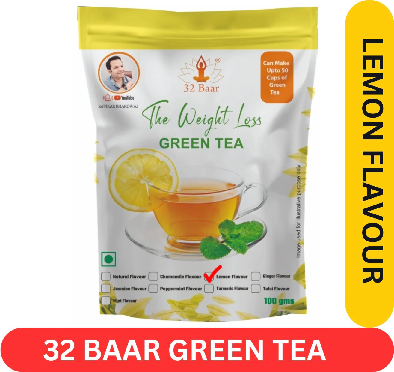 32 Baar Lemon Green Tea leaves - Image 4