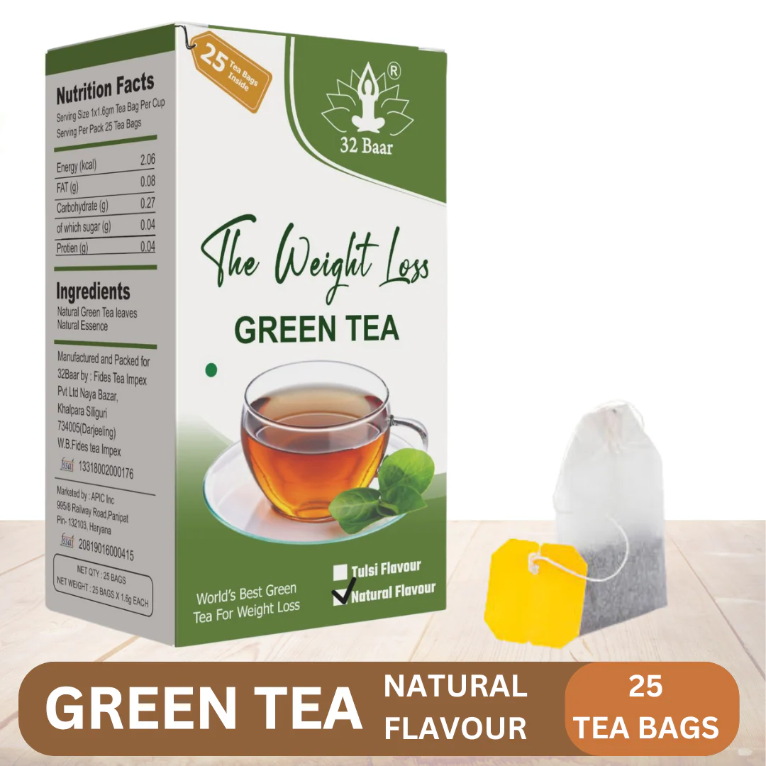 32 Baar Natural Flavour Tea Bags (25 Tea Bags)