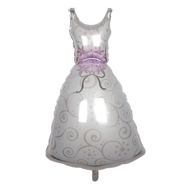 32 Inch Groom Tuxedo And Bride Dress Couple Foil Balloon Combo Set - Image 3