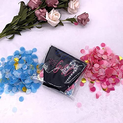 36 Inch New Born Baby Surprise Reveal Confetti Balloon With Pink And Blue Round Shape - Image 3