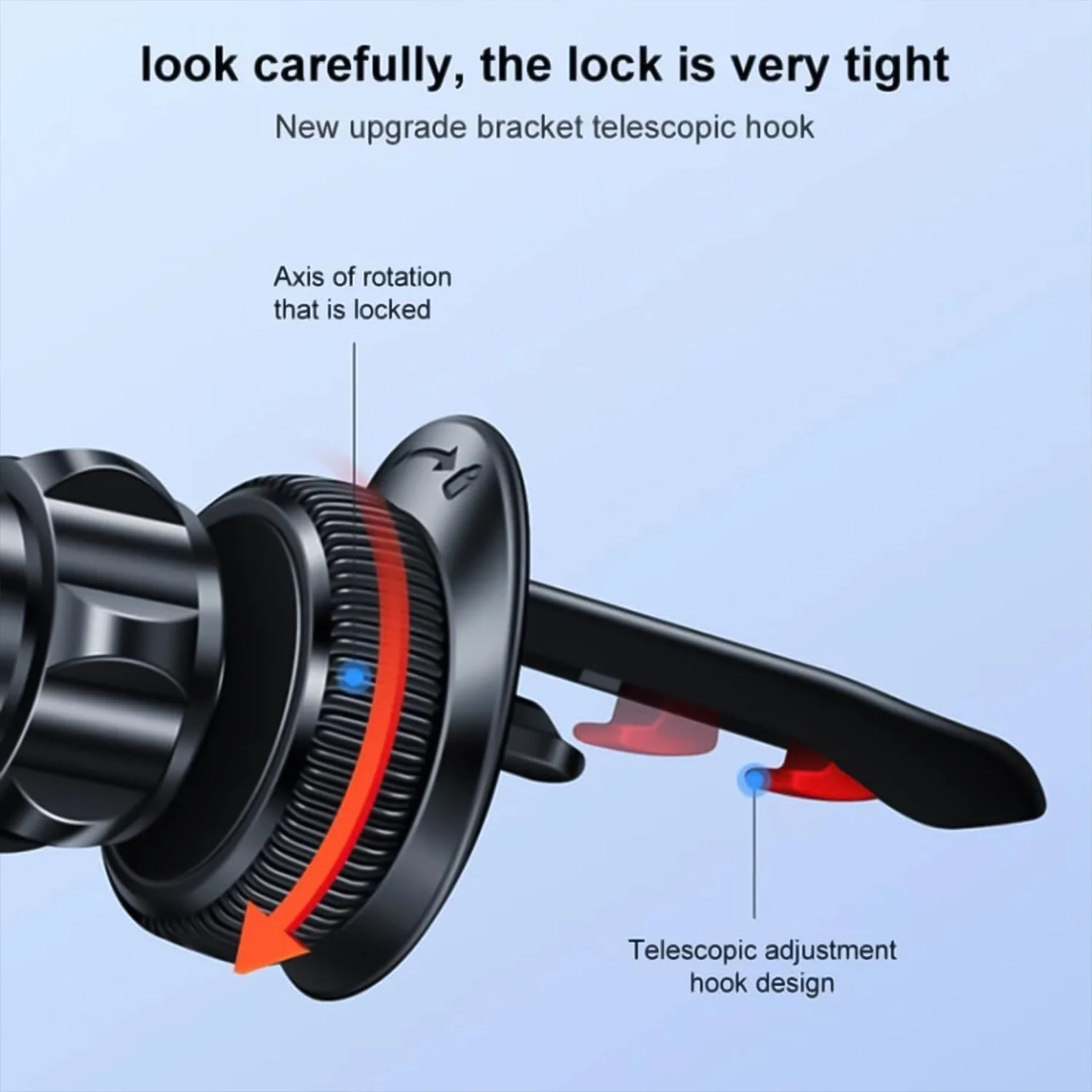 ° Rotatable & Foldable Air Vent Magnetic Phone Holder (1 Pc) - Image 7