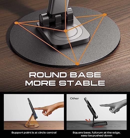 360 Rotation Phone Stand with Adjustable Height - Image 4