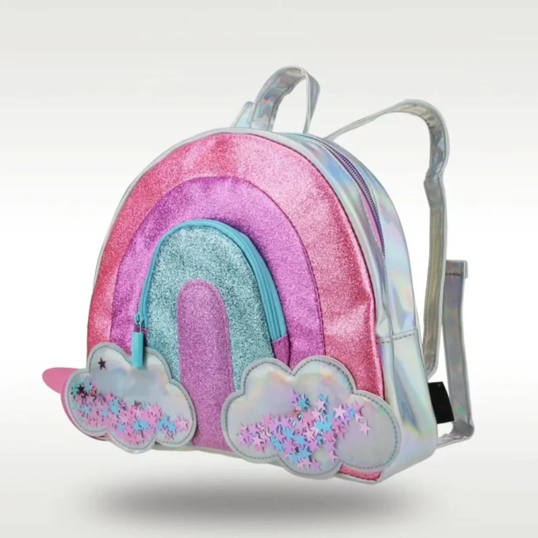 3D Design Backpack with Front Pocket for Kids (Rainbow) - Image 2