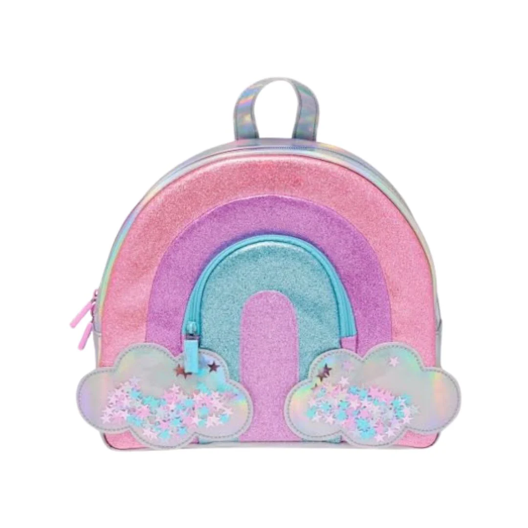 3D Design Backpack with Front Pocket for Kids (Rainbow) - Image 3