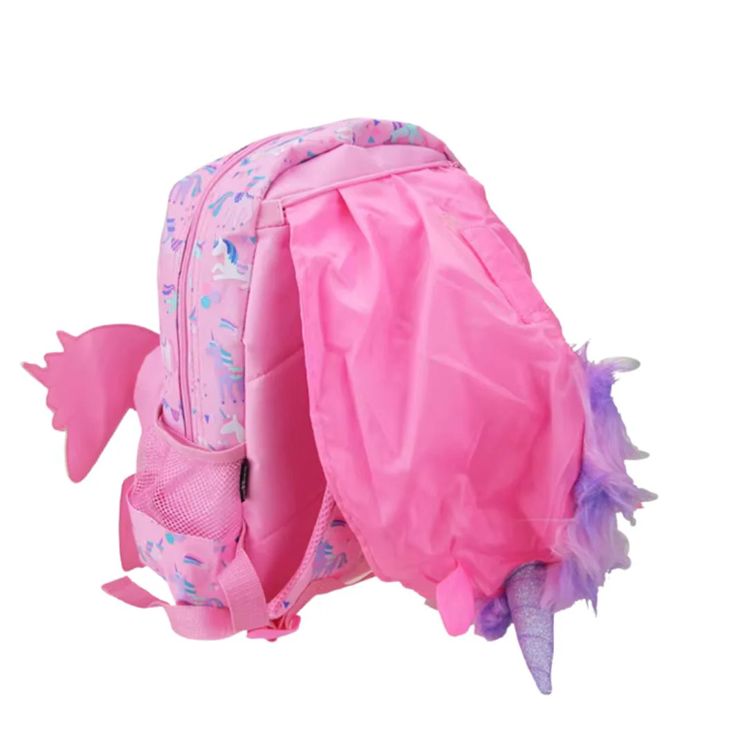 3D Design Backpack with Front Pocket for Kids (Unicorn) - Image 7