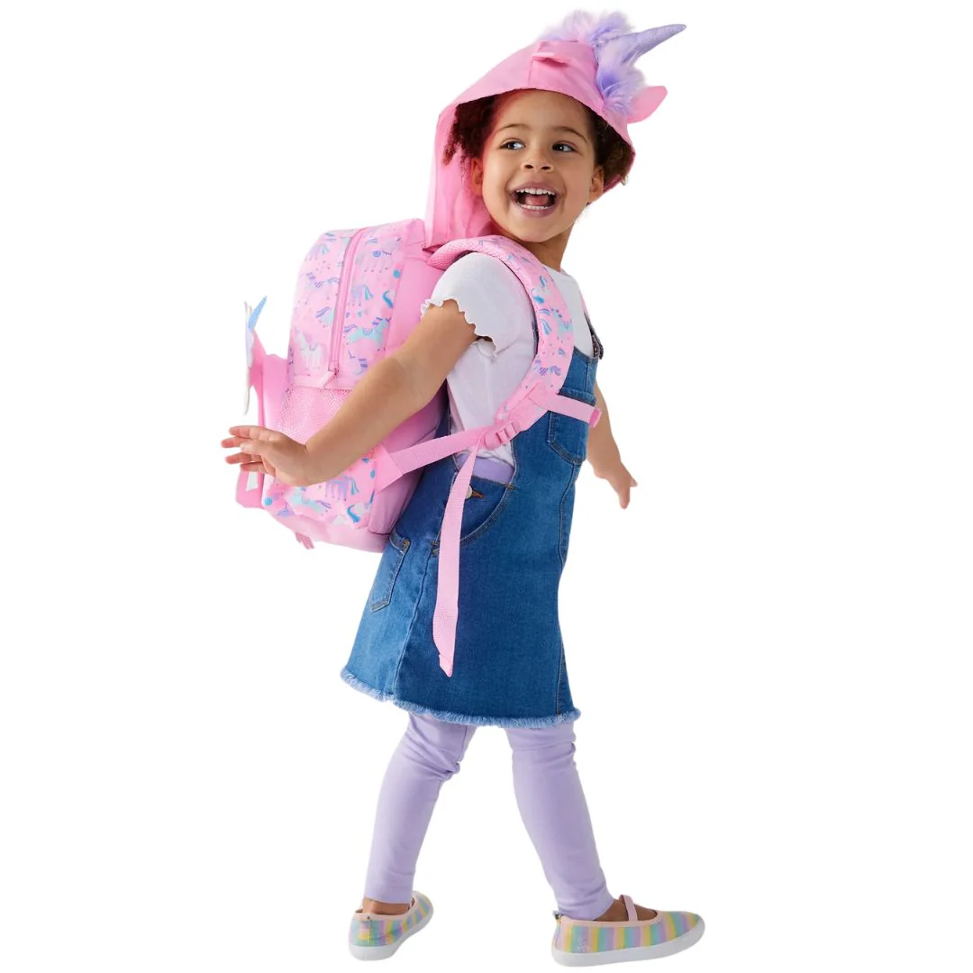 3D Design Backpack with Front Pocket for Kids (Unicorn) - Image 8