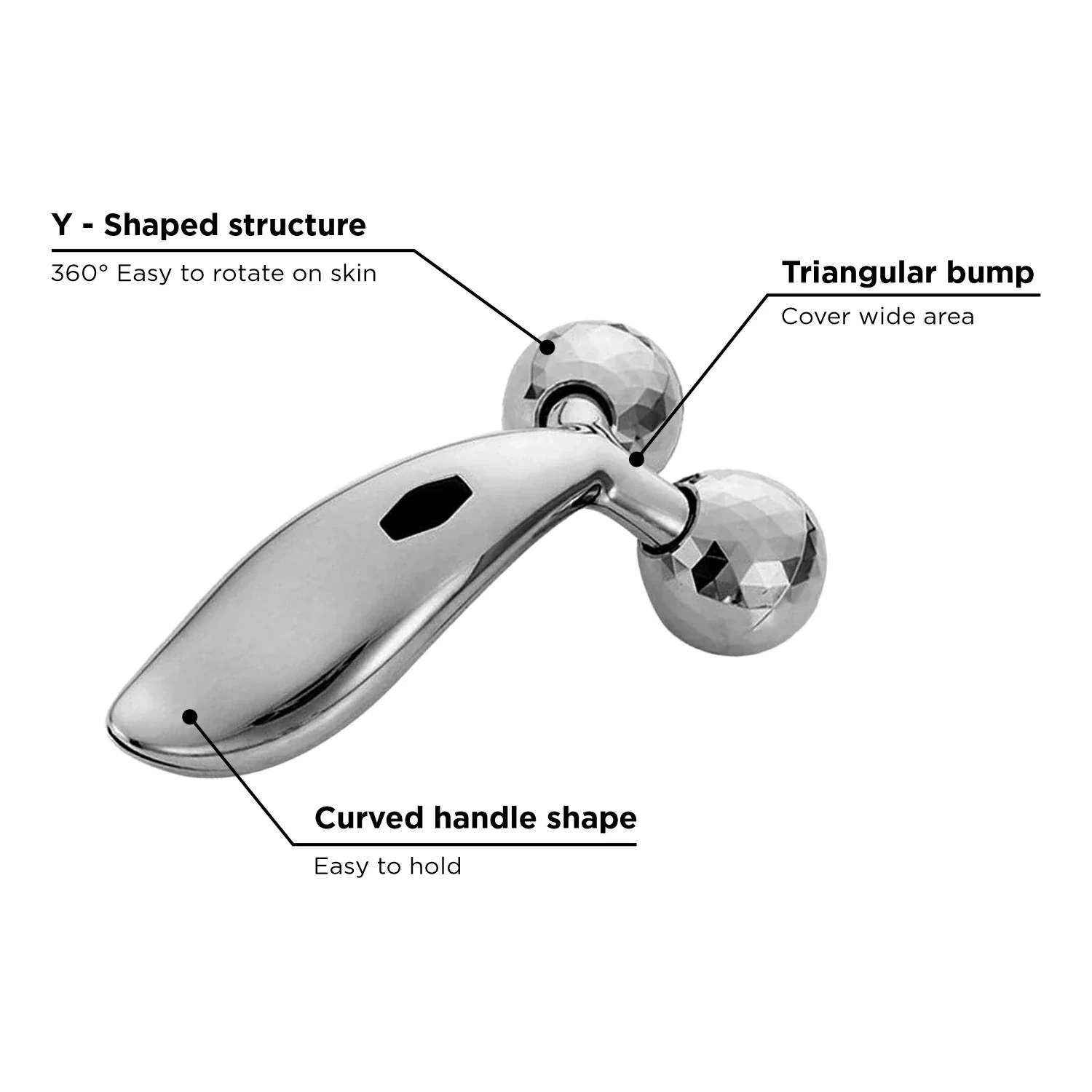 3D Manual Roller Massager For face and full body massage - Image 3