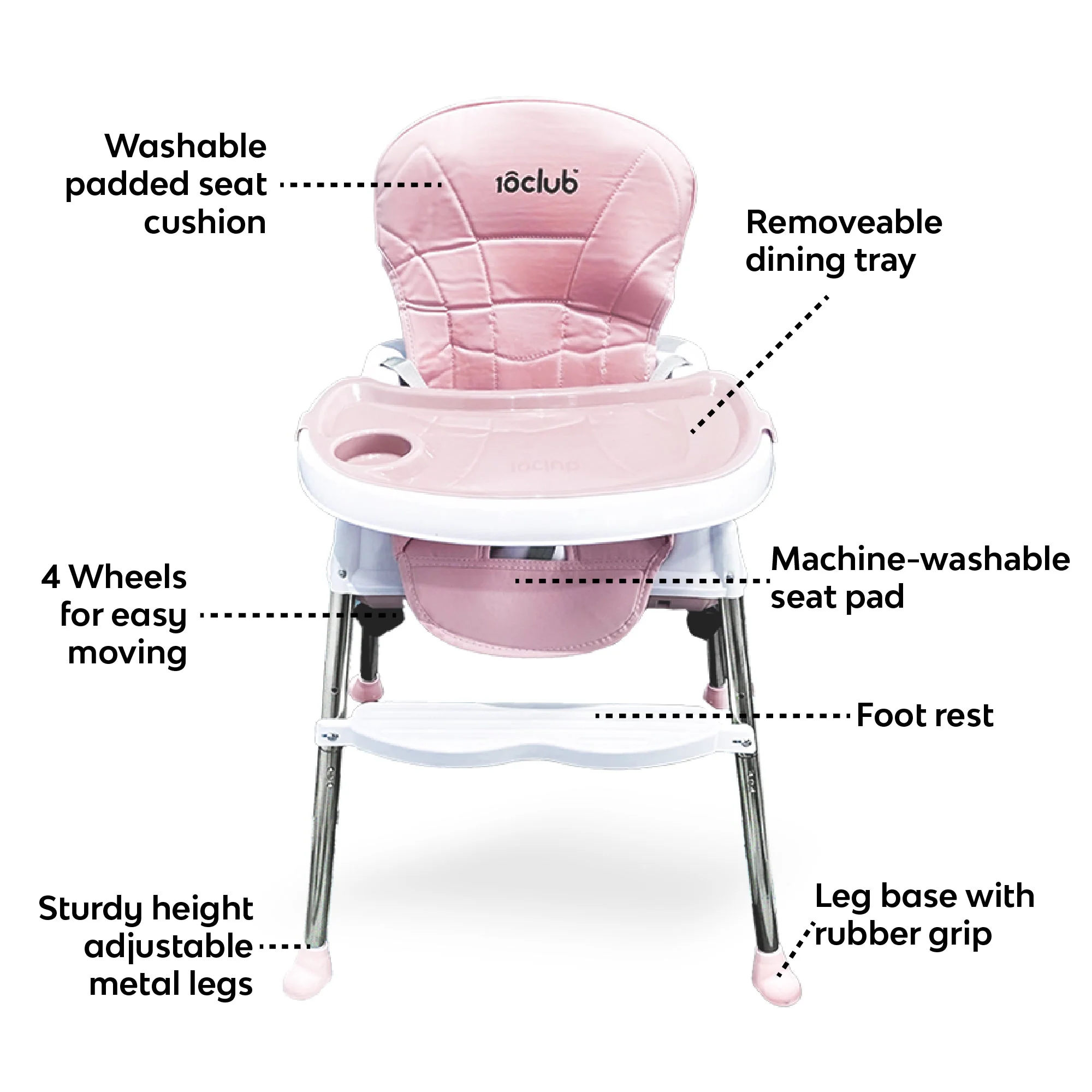 4-1N-1 Convertible High Chair - Image 12