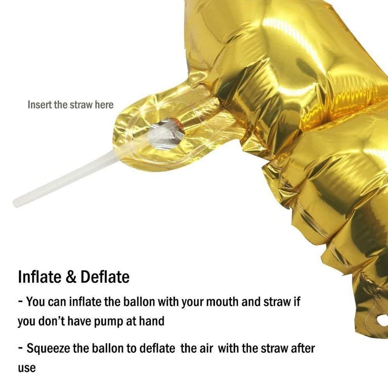40 Inch Solid  1 Number Rosegold Foil Balloon - Image 2