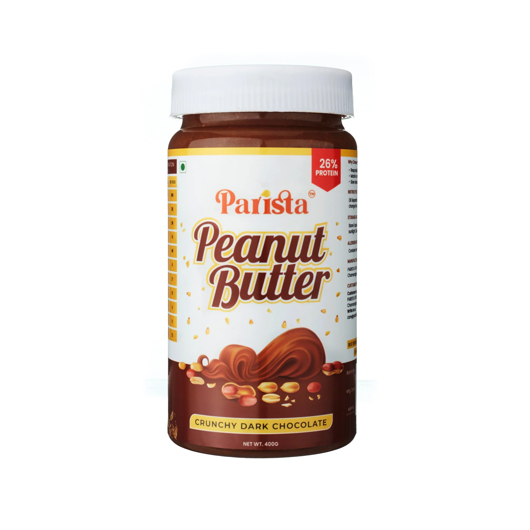 400G Crunchy Dark Chocolate Peanut Butter