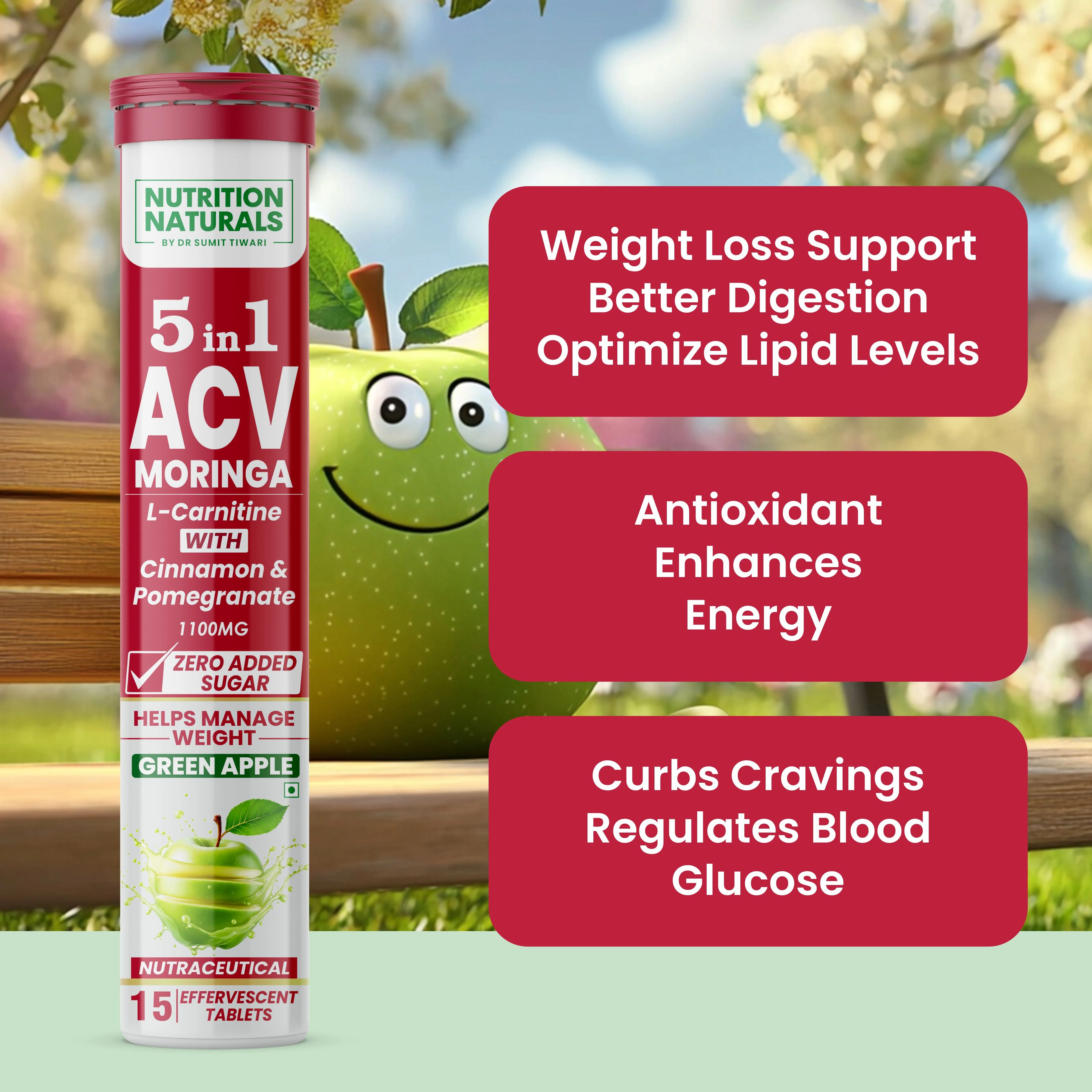 5 in 1 ACV Moringa, with L-Carnitine - Image 3