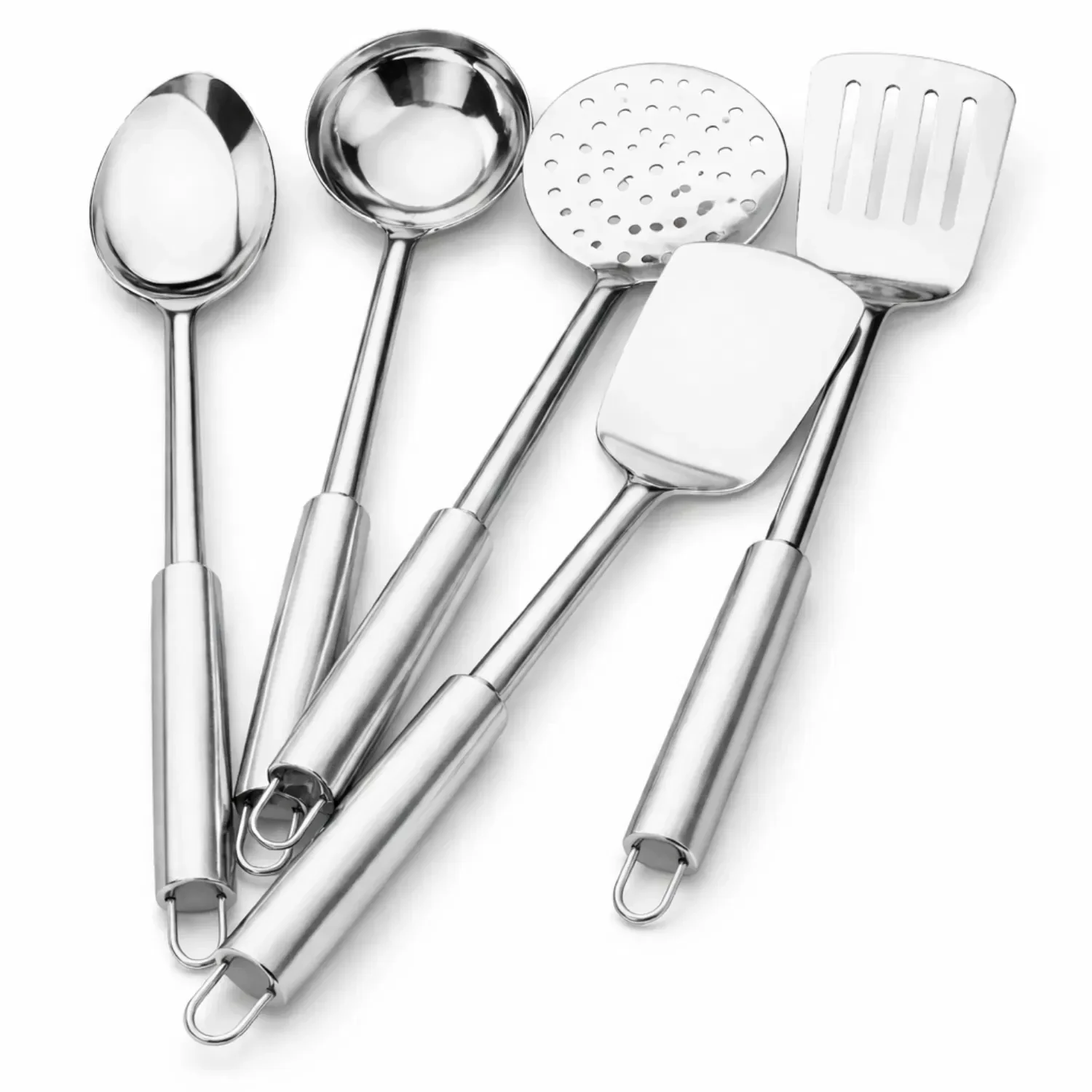 5-Piece Stainless Steel Cooking Tool Set - Image 3