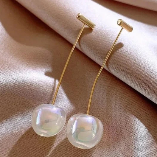 50 Shades of Grey White Drop Earring - Image 4