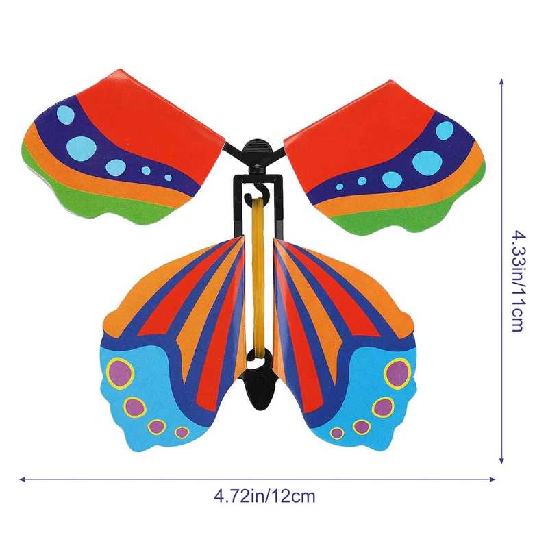 6 Pcs Magic Fairy Flying Butterfly With Black Color Exploding Box (Pack of 1) - Image 2