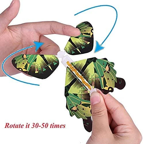 6 Pcs Magic Fairy Flying Butterfly With Red Color Exploding Box (Pack of 1) - Image 3