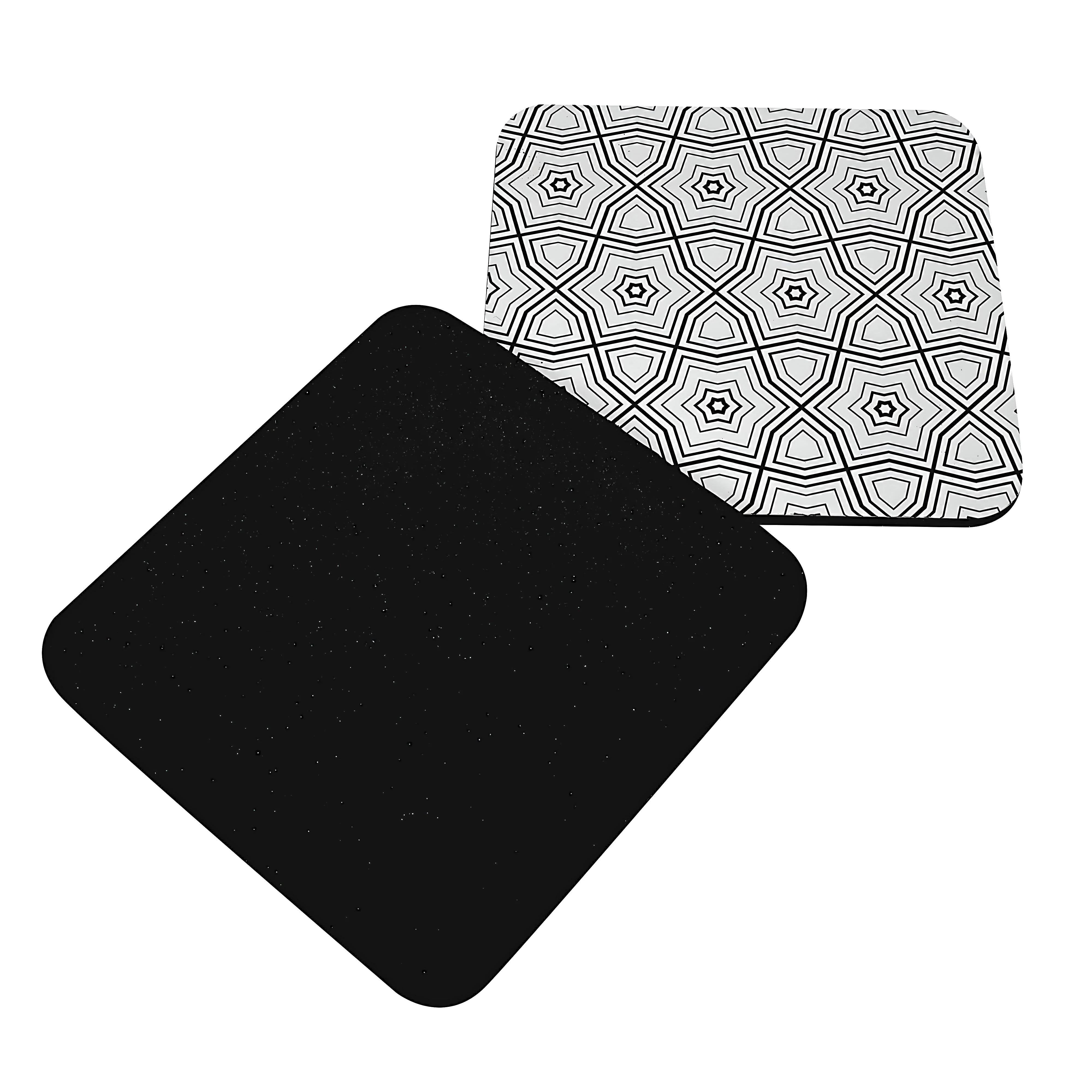 6-Piece Premium Abstract Design Wooden Coaster Set with EPE Anti-Slip Base & Storage Stand | 3.5” Square | Water Resistant - Image 7