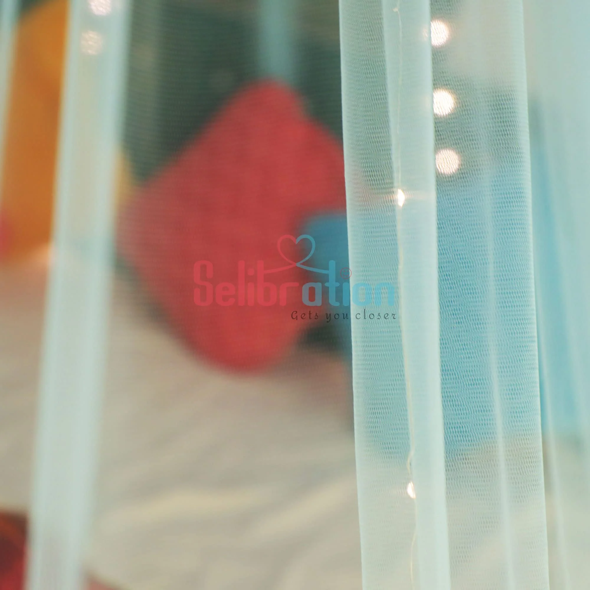 (6 X 1 Meters) Blue Decoration Net (Cloth Piece Only) - Image 3
