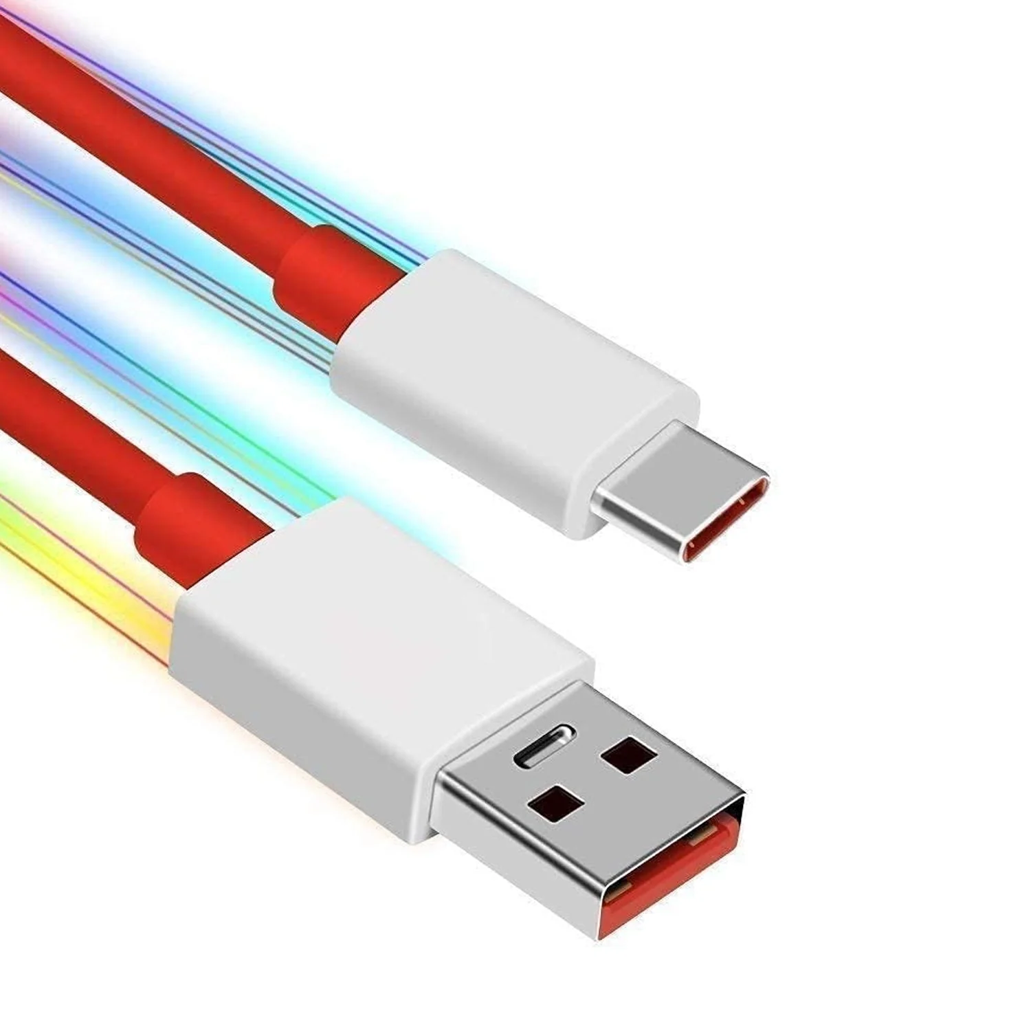 Unique Type C Dash Charging USB Data Cable | Fast Charging Cable | Data Transfer Cable For All C Type Mobile Use 1 Meter ( RED ) - Image 6