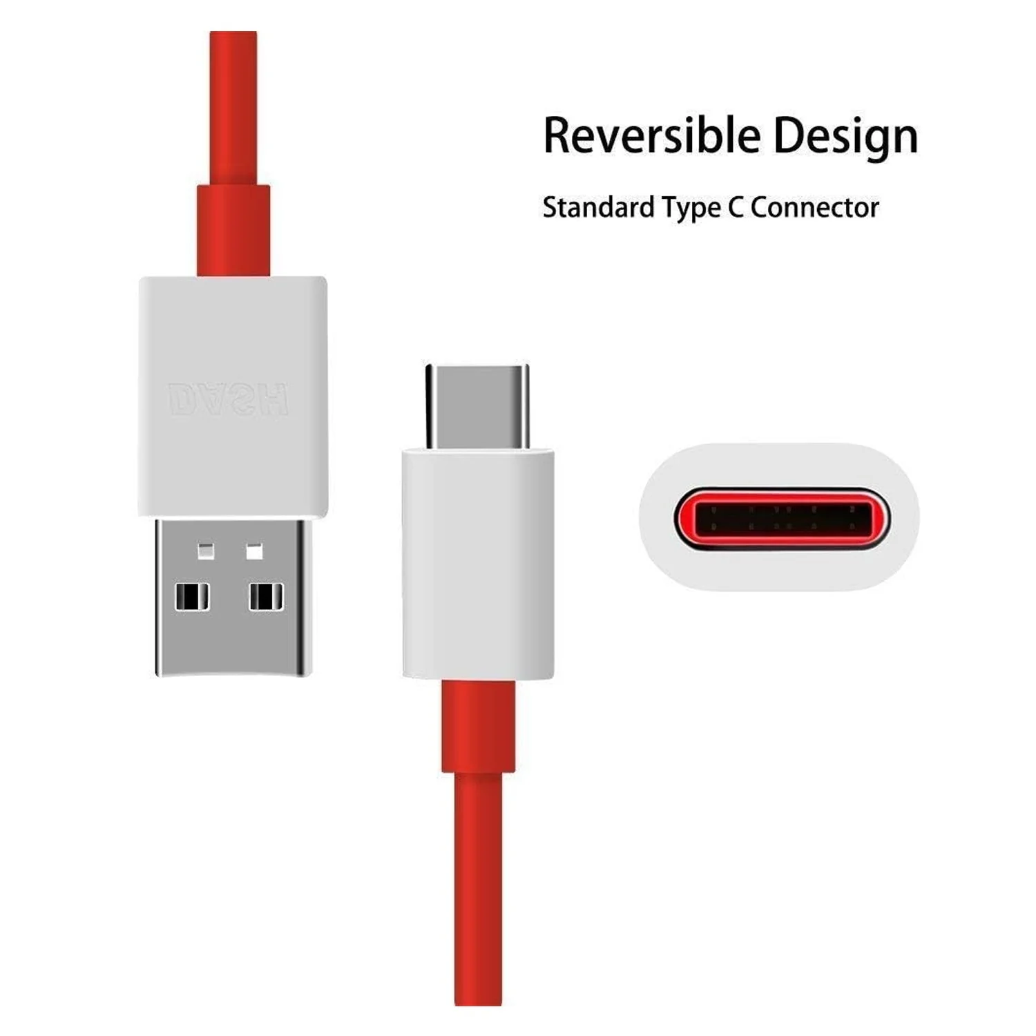 Unique Type C Dash Charging USB Data Cable | Fast Charging Cable | Data Transfer Cable For All C Type Mobile Use 1 Meter ( RED ) - Image 8