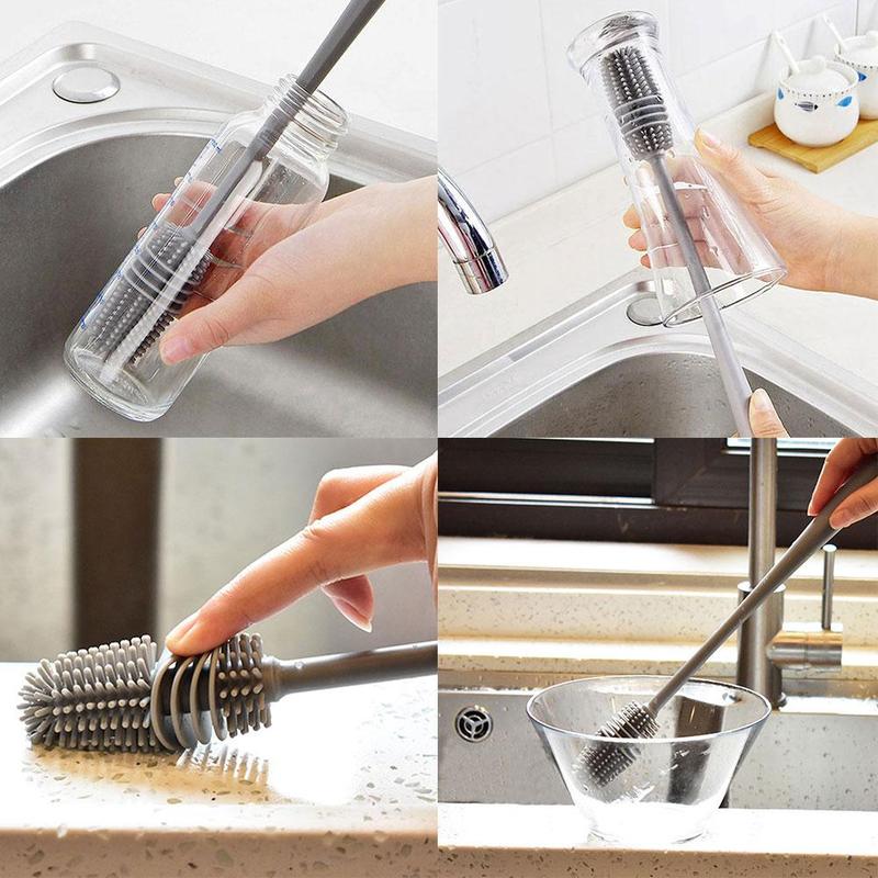 A Bottle Cleaning Brush usual fully types of household room for cooking food purposes for cleansing - Image 6