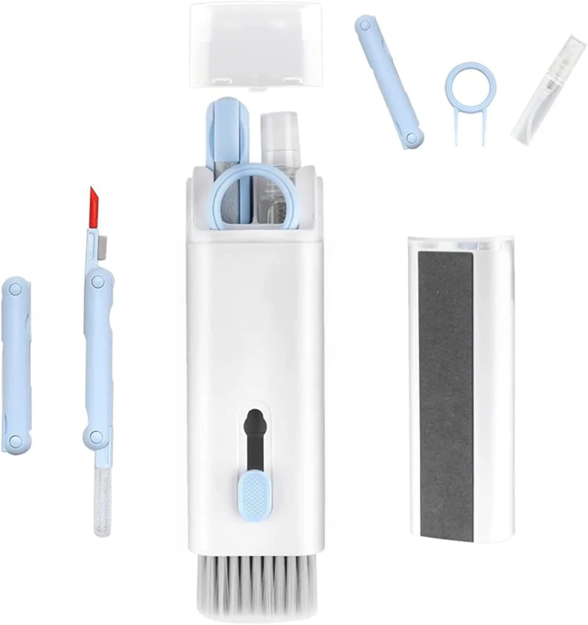 in 1 Electronic Cleaner kit, Cleaning Kit for Monitor Keyboard Airpods, Screen Dust Brush Including Soft Sweep, Swipe, Airpod Cleaner Pen, Key Puller and Spray Bottle - Image 7