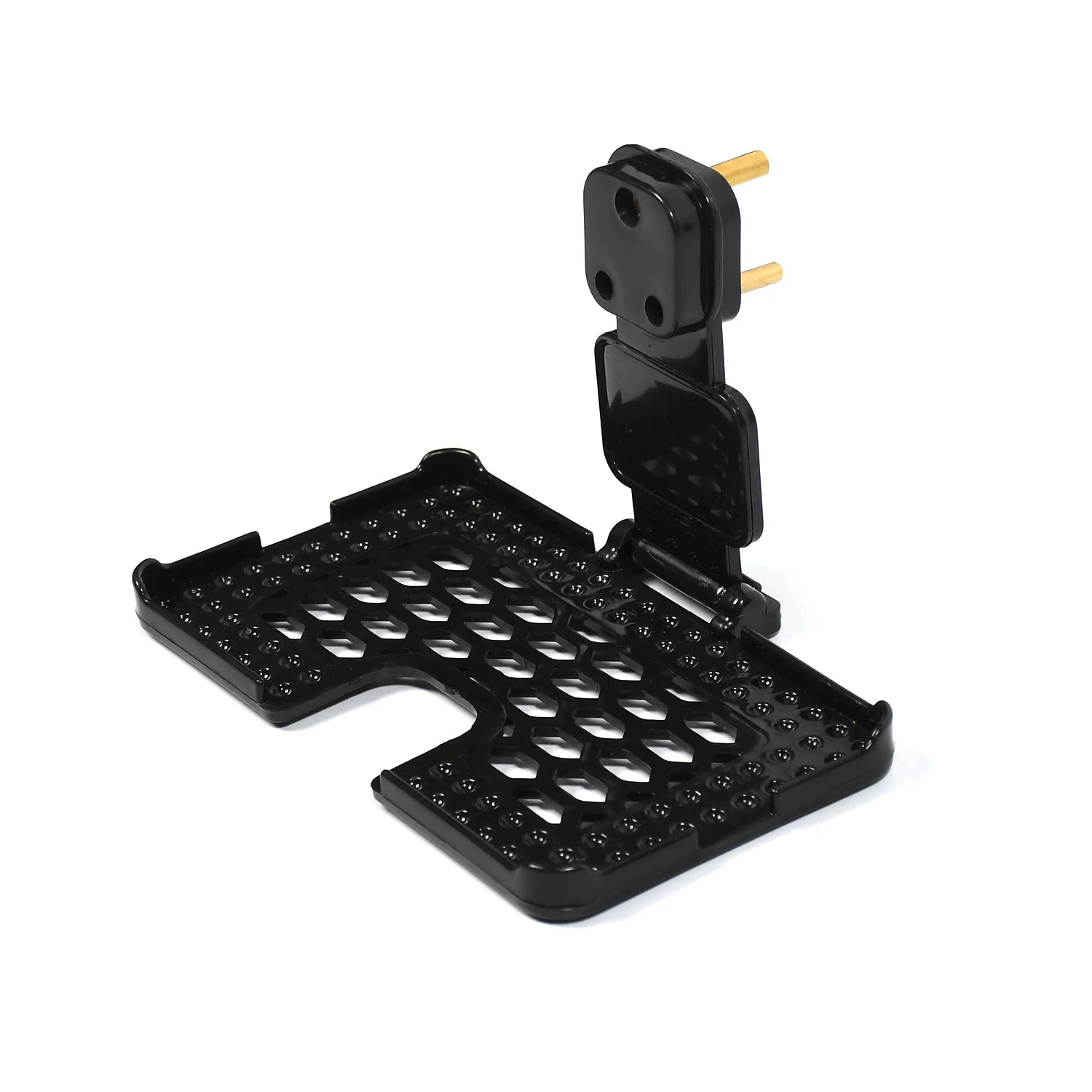 B Multi-Purpose Wall Holder Stand for Charging Mobile Just Fit in Socket and Hang ( Black ) - Image 4