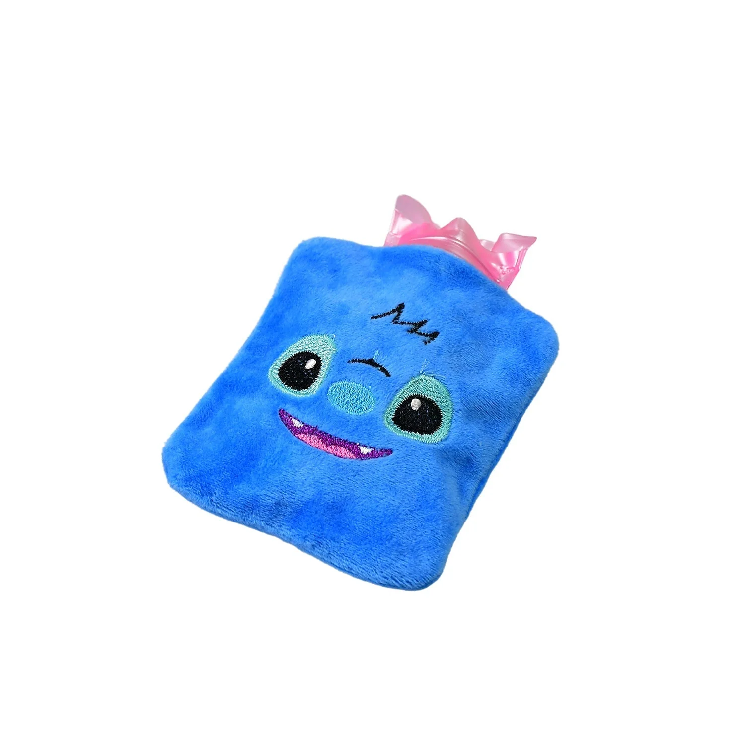 6512 Blue Stitch small Hot Water Bag with Cover for Pain Relief, Neck, Shoulder Pain and Hand, Feet Warmer, Menstrual Cramps. - Image 4